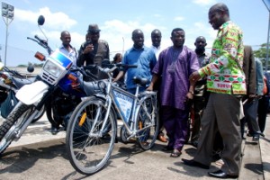 Don de 1000 vélos pour améliorer l’appui aux projets communautaires (PNUD)