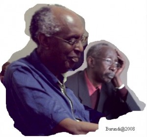 (A gauche) Le Muganwa Charles Baranyanka et ( A Droite ) Feu  Mze Nyetera Antoine  (Prince Rwandais)   Photo Burundi Agnews 31/10/2008