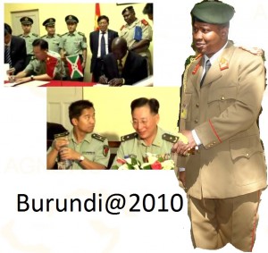 L'Etat Major Chinoise et Burundaise en 2010 au Burundi