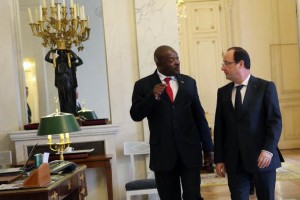 S.E.Nkurunziza Pierre (Président du Burundi) et S.E. Francois Hollande (Président de la France)   Photo : Présidence de la République Française / Mars 2013
