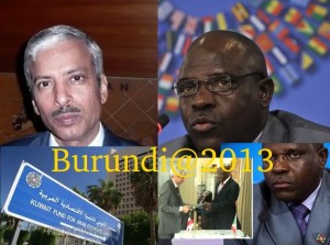 M. Hicham Al Waqayan  (Kuwait Fund for Arab Economic Development) et  M. Tabu Abdallah Manirakiza (Ministre des Finances du Burundi)