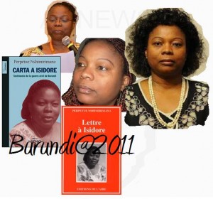 Mme Perpétue Nshimirimana, Journaliste Ecrivaine du Burundi spécialiste de l'Histoire du Génocide des Bahutu Barundi.