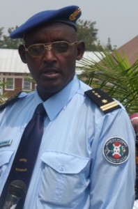 Le Commissaire de Police, l'officier YAMUREMYE Tharcisse 