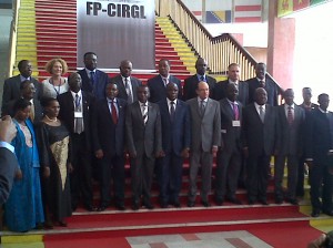 Assemblée plénière du Forum parlementaire de la Conférence internationale sur la région des Grands Lacs. Janvier 2013, Kinshasa, RDC. 