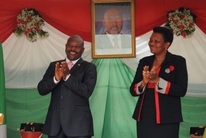 Cérémonies d'échanges de vœux  avec le corps diplomatique au Burundi,Ngozi 14-jan-2014 ( Photo: facebook.com/PresidenceBurundi )