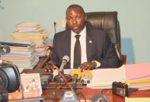 M. Pascal Barandagiye, Ministre de la Justice et Garde des Sceaux   ( Photo: iwacu-burundi.org )