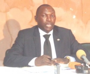 Le ministre de la Justice et garde des sceaux, M. Pascal Barandagiye (photo : PPBDI.COM)