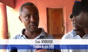 Le Président du MSD M. Alexis Sinduhije (Image: Telerenaissance.bi )
