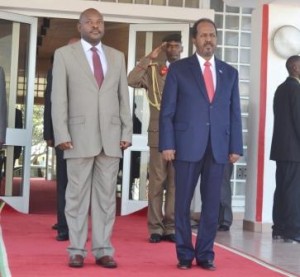  S.E. le président, Pierre Nkurunziza, le très populaire président africain du Burundi et  S.E. Hassan Sheikh Mohamud, président de la Somalie  ( Photo: PPBDI.COM )