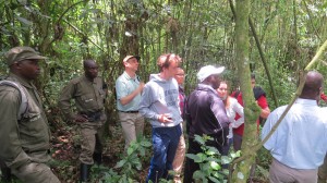 Visite de terrain dans le parc national de la Kibira lors de la journée Internationale des forêts avec M. NDUWAYO Jean Claude, Ministre de l'Environnement au Burundi. ( Photo: http://pfbc-cbfp.org )