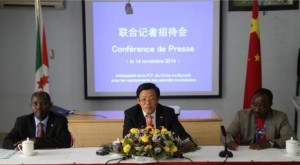 M. Yu Xuzhong, Ambassadeur de la  République populaire de Chine au Burundi