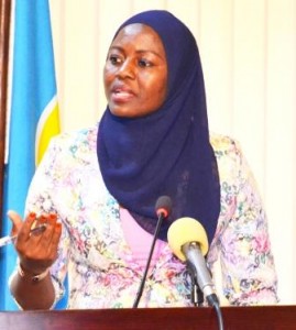 Mme Léontine Nzeyimana,  ministre à la présidence chargée des affaires de la Communauté est-africaine ( Photo: ppbdi.com )
