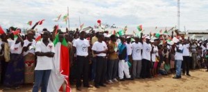 Le CNDD-FDD organise une marche pour la Paix à Gatumba  Avril 2015 ( Photo: PPBDI.COM )