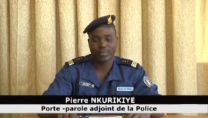 L'officier de police Pierre NKURIKIYE, porte parole adjoint de la PNB
