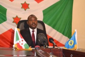 A Bujumbura, ce vendredi 15 mai 2015, le très populaire président africain du Burundi, S.E. NKURUNZIZA Pierre s'est adressé à la population du Burundi, suite à la tentative de - Coup d'Etat manqué 