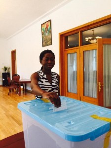 La diaspora burundaise en Chine a commencé à voter ( Photo: Willy Nyamitwe )