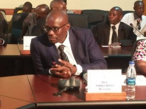 M. Ndikuriyo Reverien, Président du Sénat ( Photo : Nancy Ninette Mutoni )