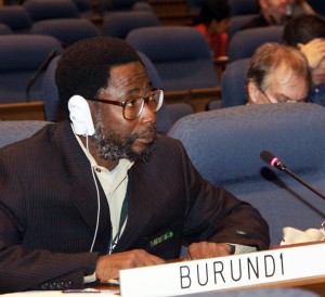 M. Benoît Nzigidahera, expert en diversité biologique à l’Office Burundais pour la Protection de l’Environnement (OBPE) - Photo : http://www.iisd.ca