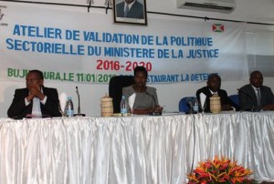 Burundi / Justice : Le taux d’exécution des jugements est de 14% en 2010  à 83,2% en 2014 ( Photo: ABP ) 