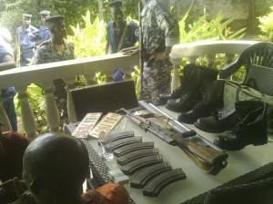 Terroristes à Matana ( Photo: Police Nationale du Burundi)