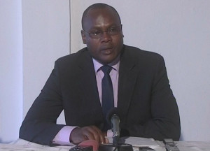M. Jean Baptiste BARIBONEKEZA, Président de la Commission Nationale Indépendante des Droits de l'Homme (CNIDH) - Photo RTNB
