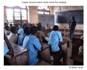 Classe inclusive dans l’école Christ-Roi à Gitega ( Photo: © Gilles Ceralli  )
