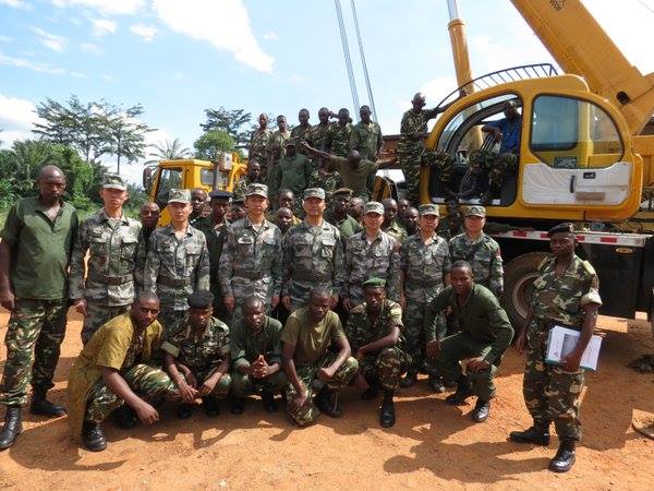 Burundi : L' Armée de la République de Chine participe à la politique de développement nationale ( Photo : FDN - Buratuza Gaspard - avril 2016 )