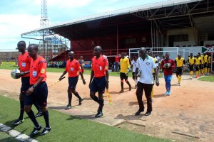 Aigle Noir bat Santos FC (6-2) en Coupe du president 2016. ( photo: FFB - 2016)