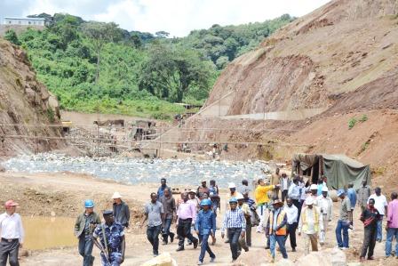 Burundi : La multinationale chinoise CNNE-CGC - Les travaux de la centrale hydroélectrique de Mpanda avance ( Photo: PPBDI.COM - 2016 )