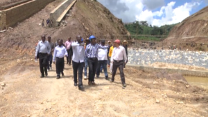 Burundi : La multinationale chinoise CNNE-CGC - Les travaux de la centrale hydroélectrique de Mpanda avance ( Photo: RTNB - 2016 )