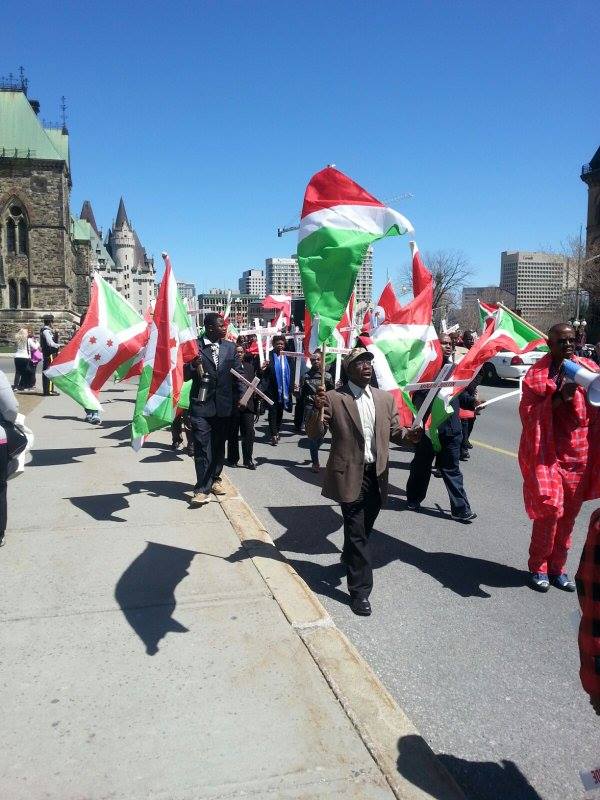 Burundi - 44ème anniversaire du Génocide : Marche de la diaspora d'OTTAWA au CANADA ( Photo : ikiriho - 2016 ) 