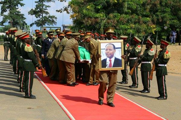 Burundi : Funérailles de l’ancien dictateur Hima Jean-Baptiste Bagaza ( photo : ikiriho 16/05/2016 )