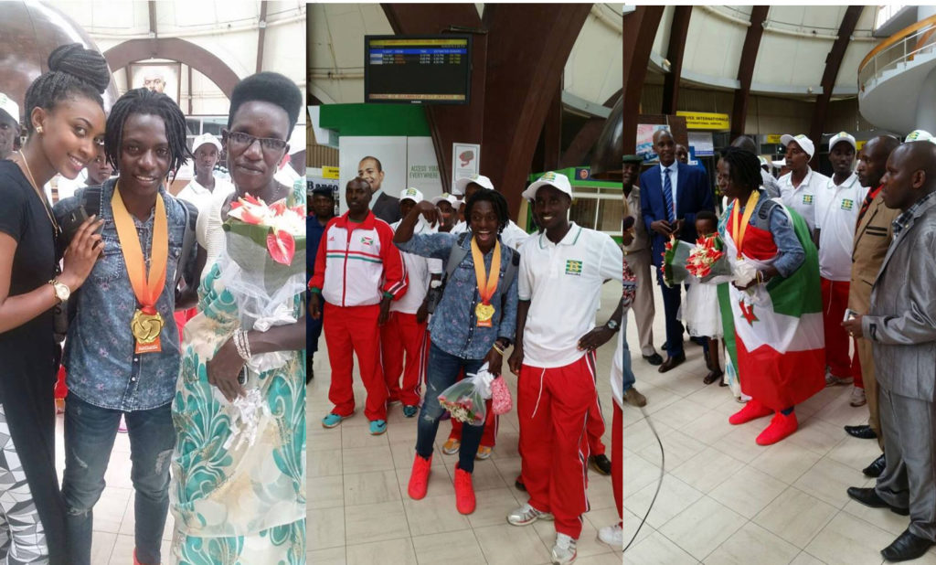 Burundi / Athlétisme : Francine Niyonsaba revient se ressourcer ... ( Photo : Francine Niyonsaba )