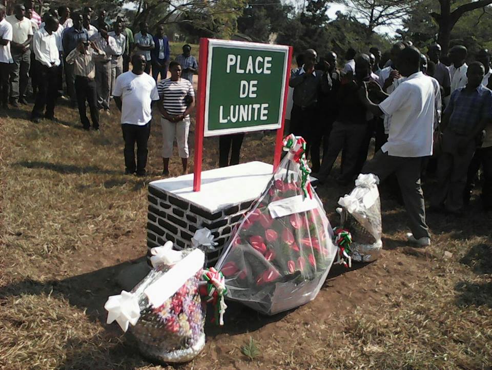 Burundi : 21ème journée commémorative des massacres du 11 juin 1995 à l'Université du Burundi ( Photo : Emmanuel Bamenyekanye 2016 )