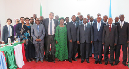 Burundi : Le Président de l'Assemblée Nationale a reçu une délégation de l'UA, conduite par   l'Ambassadeur Lazare MAKAYAT SAFOUESSE, Ambassadeur du Congo Brazzaville auprès de l’Union Africaine. ( Photo : Assemblée Nationale du Burundi   2016 ).