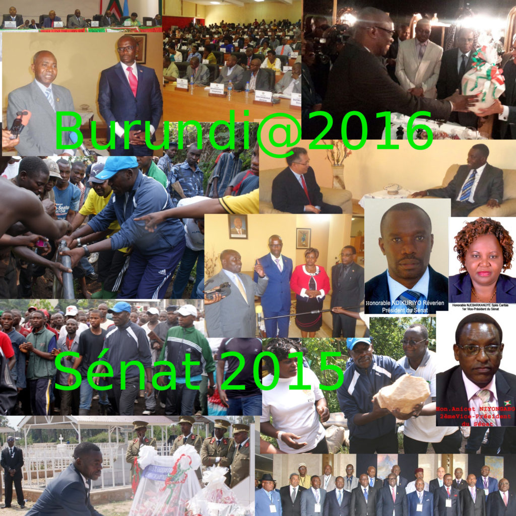 Le Sénat du Burundi en 2015 