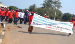 Burundi : Marche sportive de cohésion sociale à Bujumbura ( Photo : ppbdi.com   17/07/2016 )