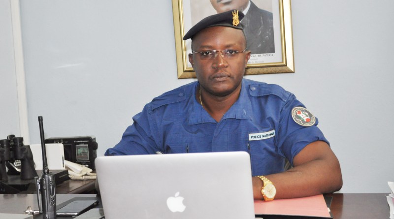  l'Officier de Police OPC2 Alfred Innocent Museremu, commandant de la Police spéciale de roulage et de sécurité routière (PSR /SR) - Photo : ikiriho 