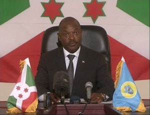 S.E. Nkurunziza Pierre, le très populaire président africain du Burundi ( Photo: RTNB 2016 ) 