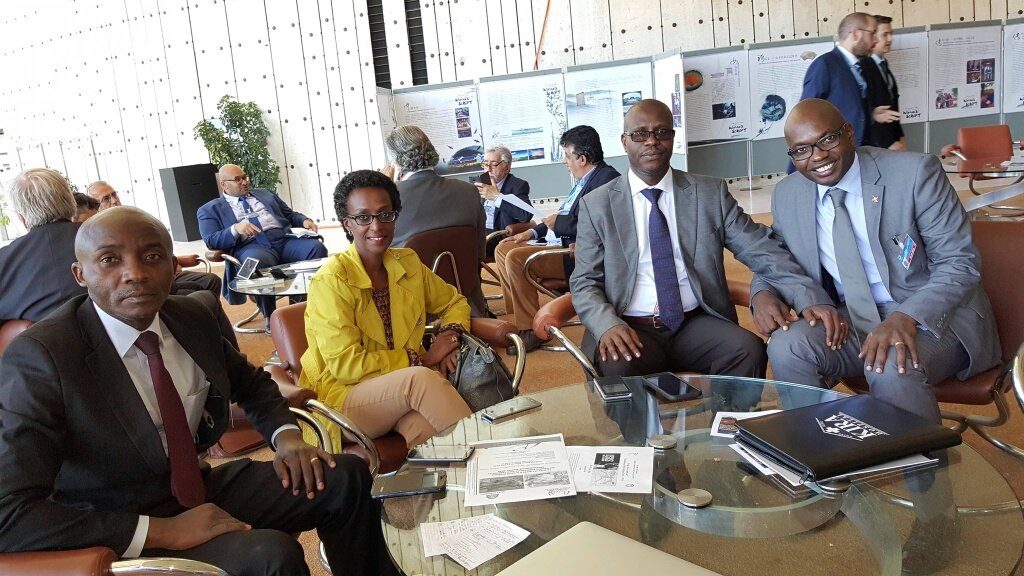 La délégation Burundaise à la 32ème Session des Droits de l'homme à Genève ( Photo : Willy Nyamitwe 27/06/2016 )