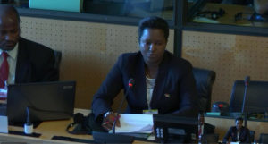 Mme Aimée Laurentine Kanyana, ministre burundaise de la Justice
