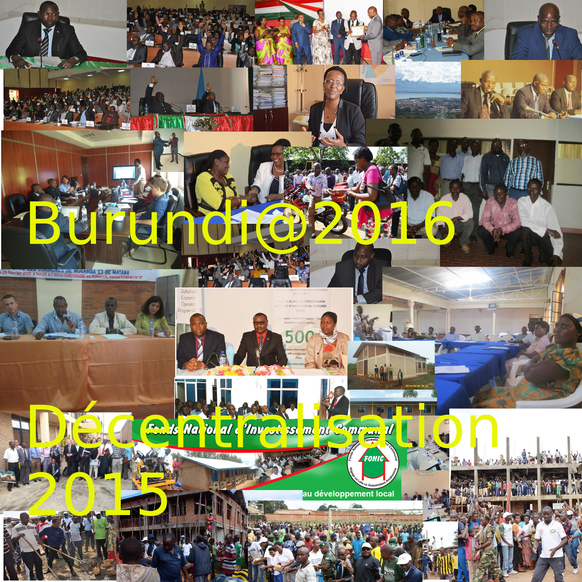 La décentralisation au Burundi en 2015.