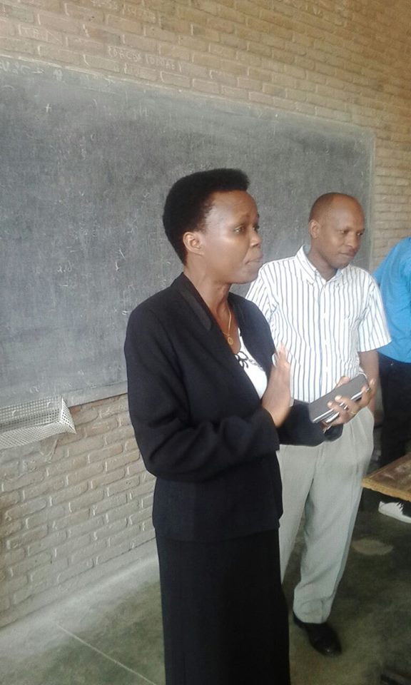 Mme Janvière Ndirahisha, ministre burundaise de l’Education  ( Photo : ikiriho.bi   2016 )