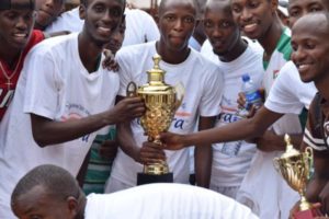 Burundi / Basketball : Dynamo sacré champion 2016 en battant Imbeya de Gitega 70 - 59 ( Photo : iwacu-burundi.org 2016 )