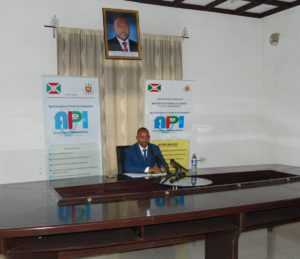 Burundi : API - 1564 entreprises créées en 1 an   ( Photo : API   2016 )