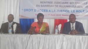 Burundi : Rentrée judiciaire 2016/2017 - 80 nouveaux avocats au Barreau de Bujumbura  ( Photo : ppbdi.com  2016 )