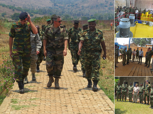 Burundi : Visite bizarre des Attachés militaires USA, FRANCE, BELGIQUE, et AFRIQUE DU SUD ( Photo : ikiriho 2016 )