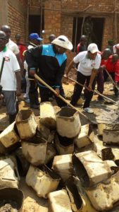Burundi : TDC à Ngozi - Construction du bureau administratif de la zone Mubuga ( Photo : Ikiriho 2016 )