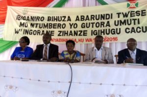 Burundi – dialogue interburundais : Mwaro / Nyabihanga – la mise en place de septennat ( 7ans ) - ( Photo : CNDI 2016 )