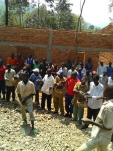 Burundi : TDC à Bururi – Extension du lycée communal de Kajabure ( Photo : Assemblée Nationale 2016 )
